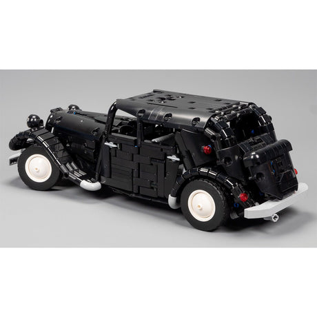 MOC-149659 Citroen Traction Avant Rounded Trunk 1:15 Scale Building Blocks-LesDiy-MOC-