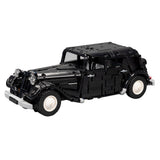 MOC-149659 Citroen Traction Avant Rounded Trunk 1:15 Scale Building Blocks-LesDiy-MOC-