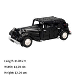 MOC - 149659 Citroën Traction (Rounded Trunk) Building Blocks - LesDiy - 