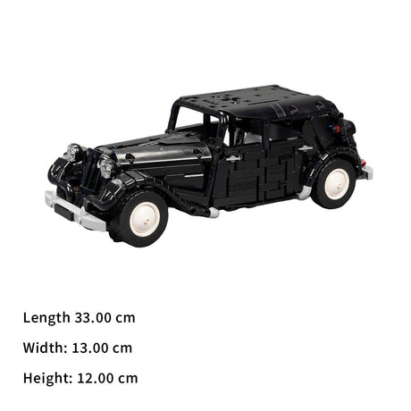 MOC - 149659 Citroën Traction (Rounded Trunk) Building Blocks - LesDiy - 