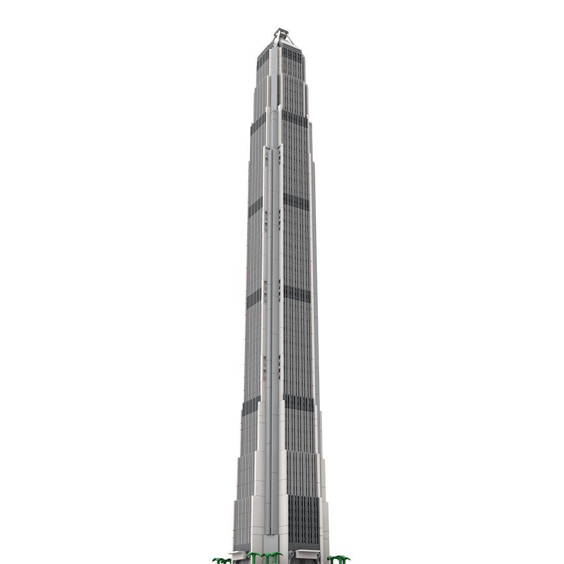 MOC - 150306 Shenzhen PingAn Finance Centre - 1/800 Scale Building Blocks - LesDiy - Building Blocks - 