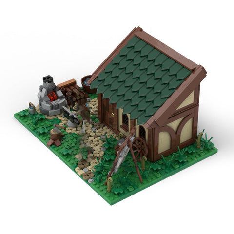 MOC - 150325 Medieval Blacksmith Shop - LesDiy - 