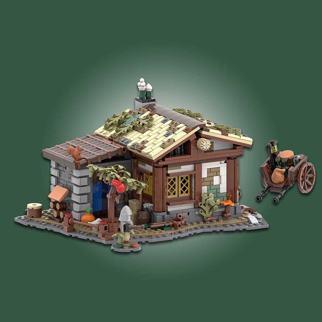 MOC - 150993 A HUT NEXT DOOR - LesDiy - 