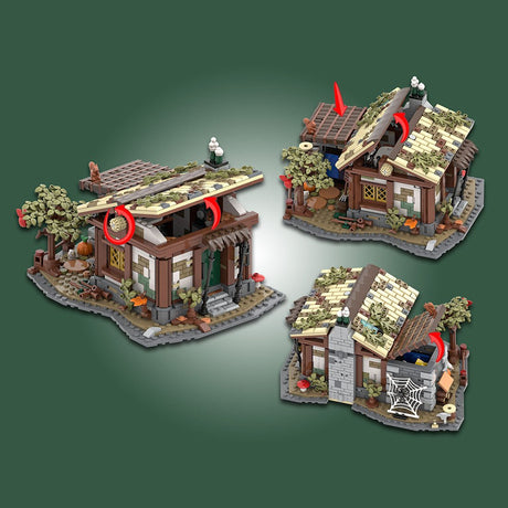 MOC - 150993 A HUT NEXT DOOR - LesDiy - 