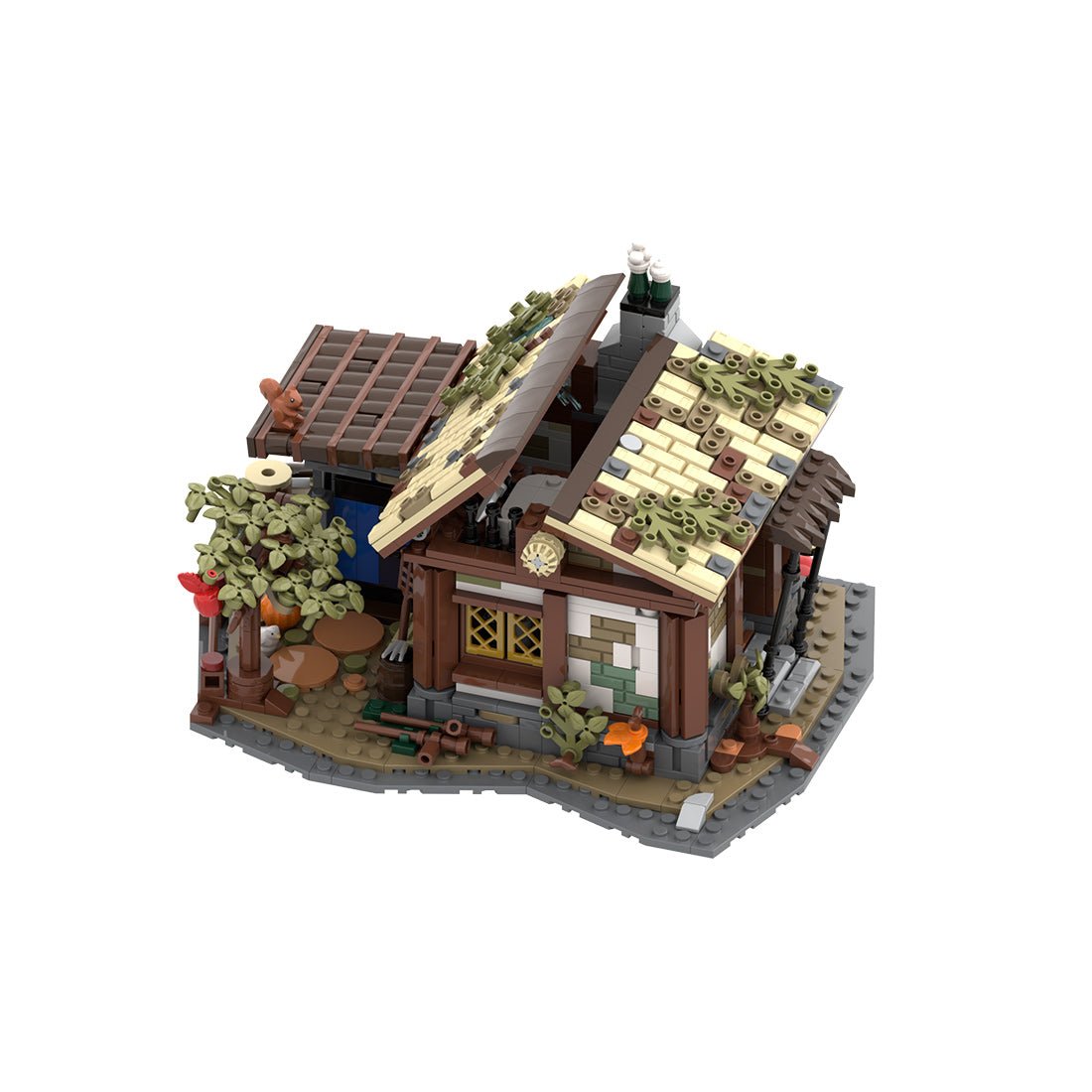 MOC-150993 Medieval Hut Building Blocks | LesDiy