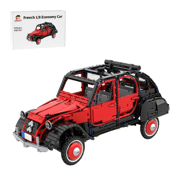 MOC - 152745 Citroen 2CV Charleston (Enhanced) Building Blocks - LesDiy - 