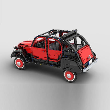 MOC - 152745 Citroen 2CV Charleston (Enhanced) Building Blocks - LesDiy - 