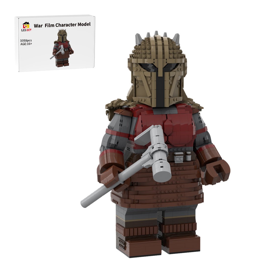 MOC - 153212 The Armorer megafigure(with Helmet) - LesDiy - 