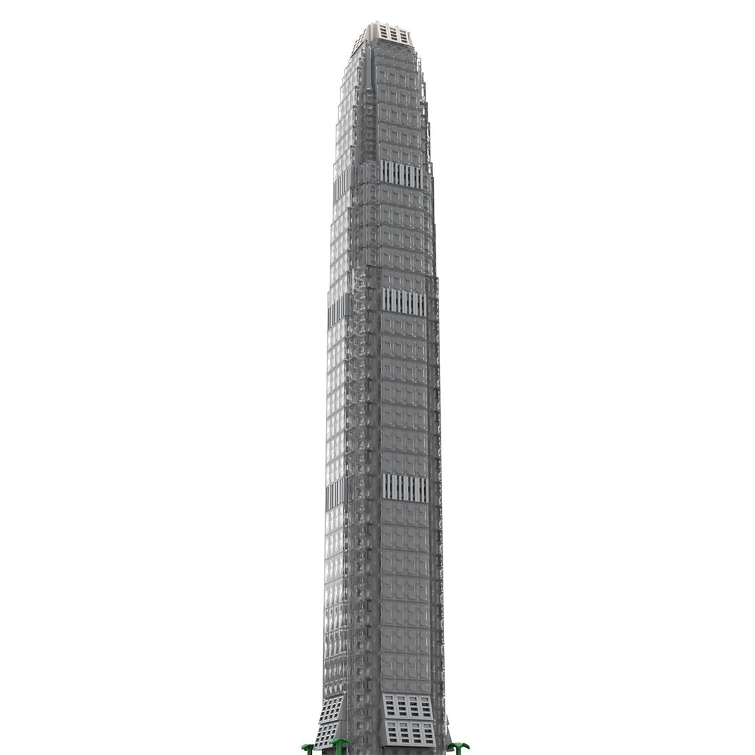 MOC - 153369 HongKong International Finance Centre - 1/800 Scale Building Blocks - LesDiy - Building Blocks - 