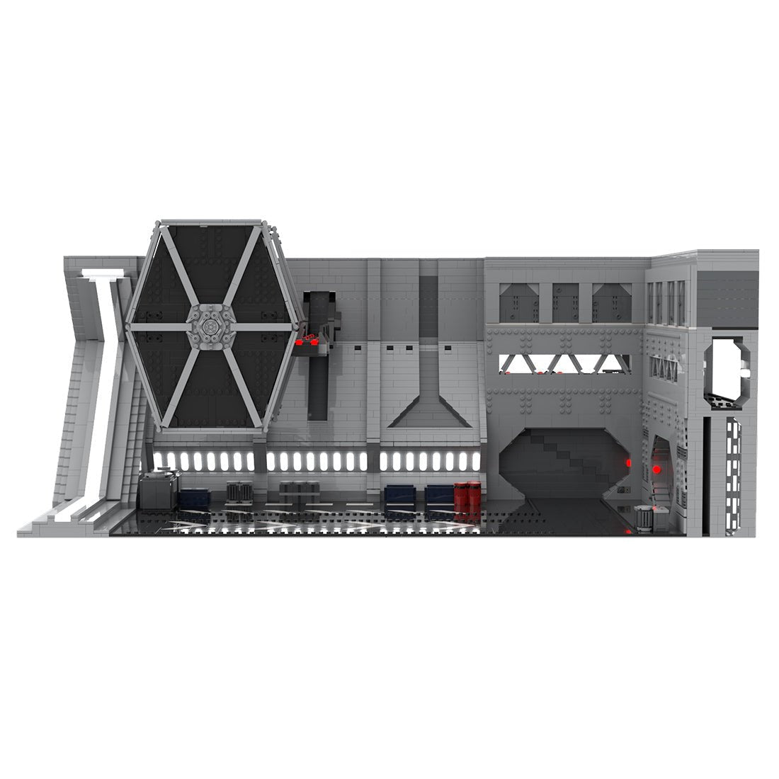 MOC - 153410 SW Imperial Hangar(Imperial fighter included) - LesDiy - 