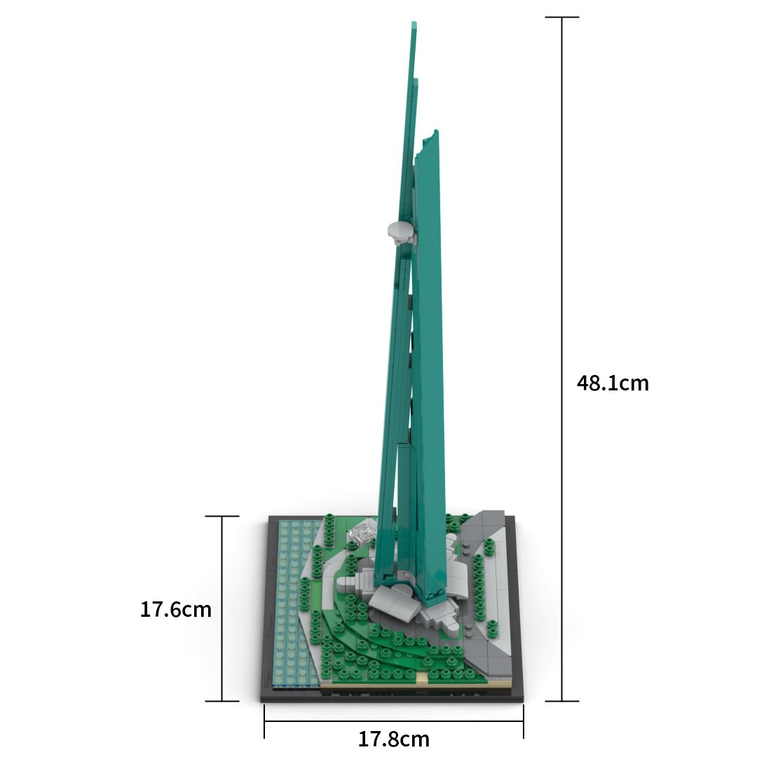 MOC-153609 Jeddah Tower Building Blocks | LesDiy