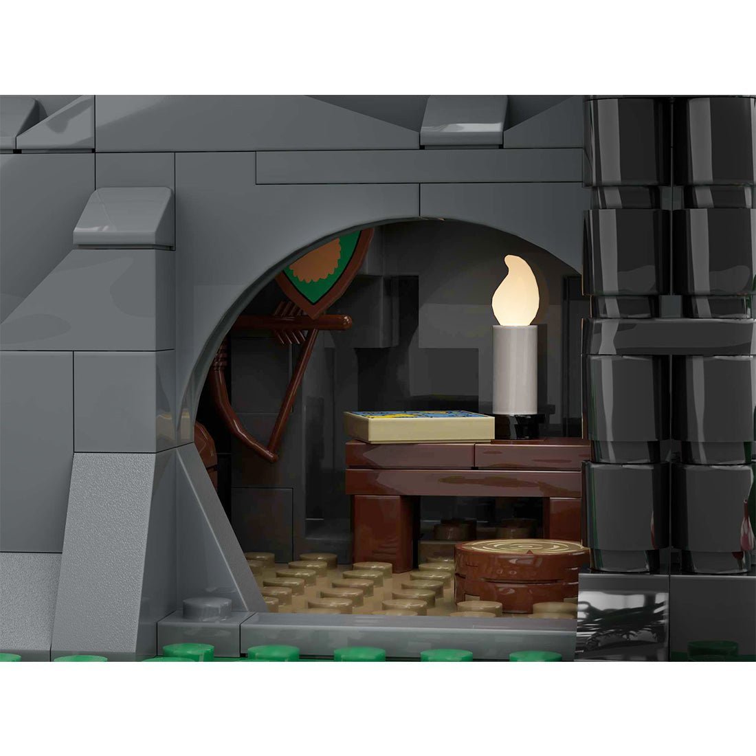 MOC - 153885 Forestmen's Headquarters Castle System - LesDiy - 