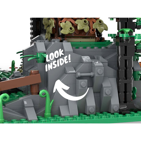 MOC - 153885 Forestmen's Headquarters Castle System - LesDiy - 