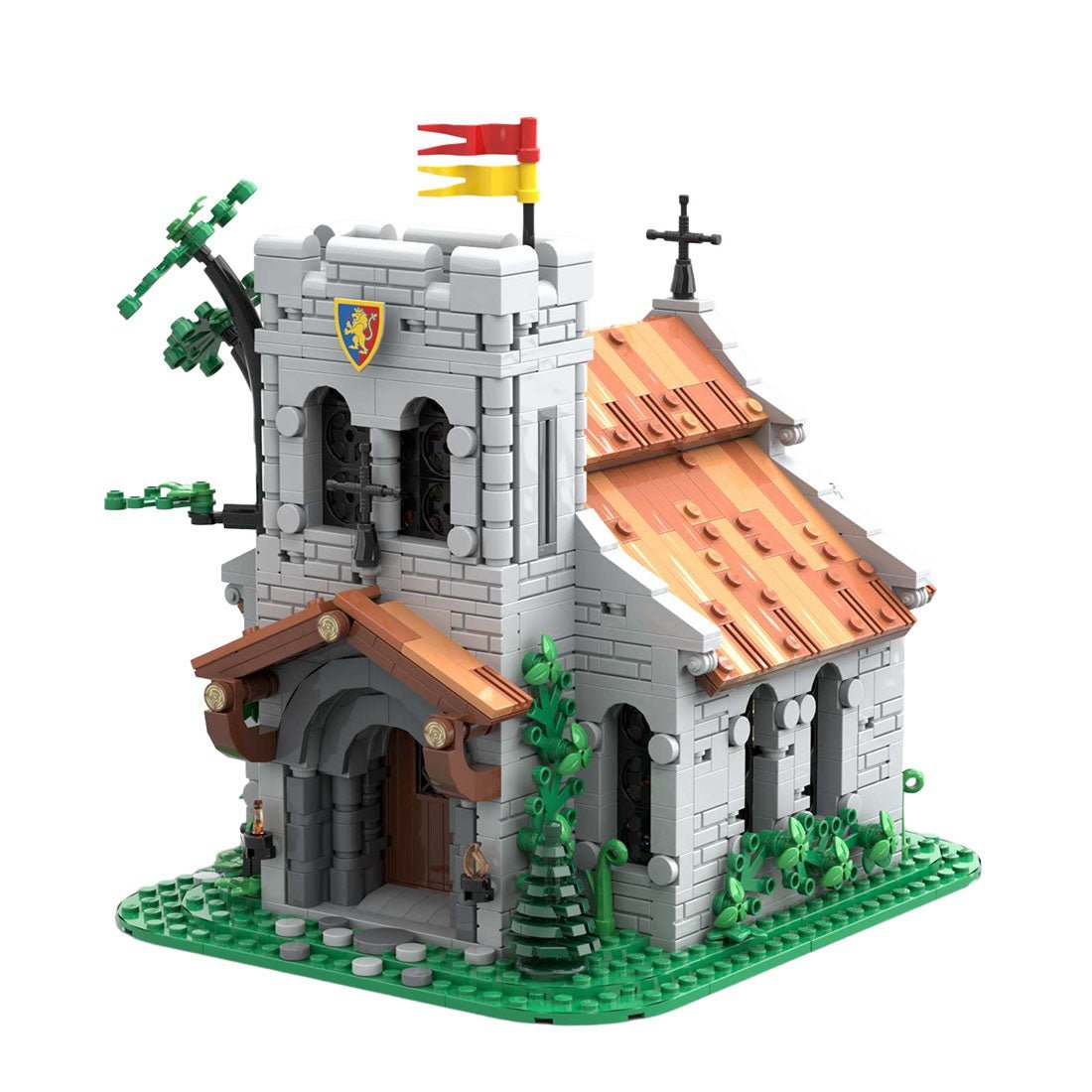 MOC - 153931 Medieval Lion Knights' Church - LesDiy - 
