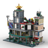 MOC-154224 Modular East Asian Urban Street View Building Blocks-LesDiy-MOC-