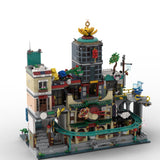 MOC-154224 Modular East Asian Urban Street View Building Blocks-LesDiy-MOC-
