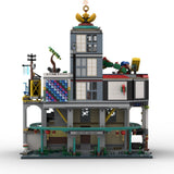 MOC-154224 Modular East Asian Urban Street View Building Blocks-LesDiy-MOC-