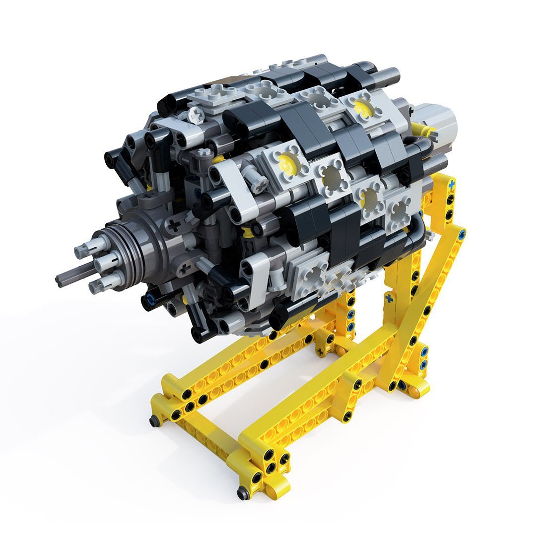 MOC - 154948 28 Cylinder Radial Engine Building Blocks - LesDiy - Building Blocks