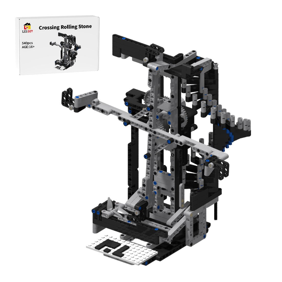 MOC - 155003 Crossing Rolling Stone - Dynamic - LesDiy - 