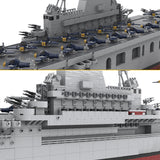 MOC - 15594 1/200 scale USS Enterprise (CV - 6) RC American Nuclear - powered Aircraft Carrier Building Blocks - LesDiy - 