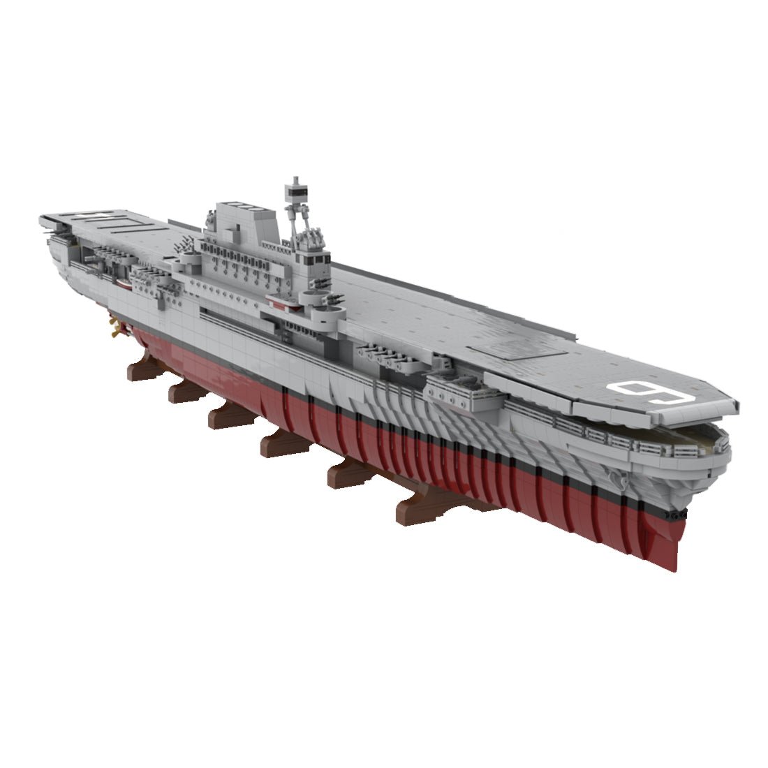 MOC - 15594 1/200 scale USS Enterprise (CV - 6) RC American Nuclear - powered Aircraft Carrier Building Blocks - LesDiy - 