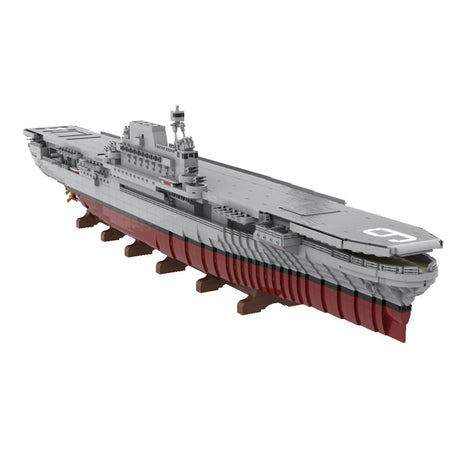 MOC - 15594 1/200 scale USS Enterprise (CV - 6) RC American Nuclear - powered Aircraft Carrier Building Blocks - LesDiy - 