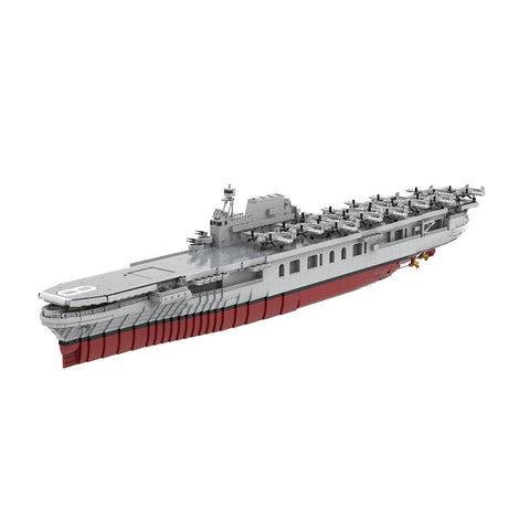 MOC - 15594 1/200 scale USS Enterprise (CV - 6) RC American Nuclear - powered Aircraft Carrier Building Blocks - LesDiy - 