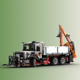 MOC - 156132 Iveco Magirus 330 - 30 Trilateral Tipper & Boom Mower - LesDiy - 