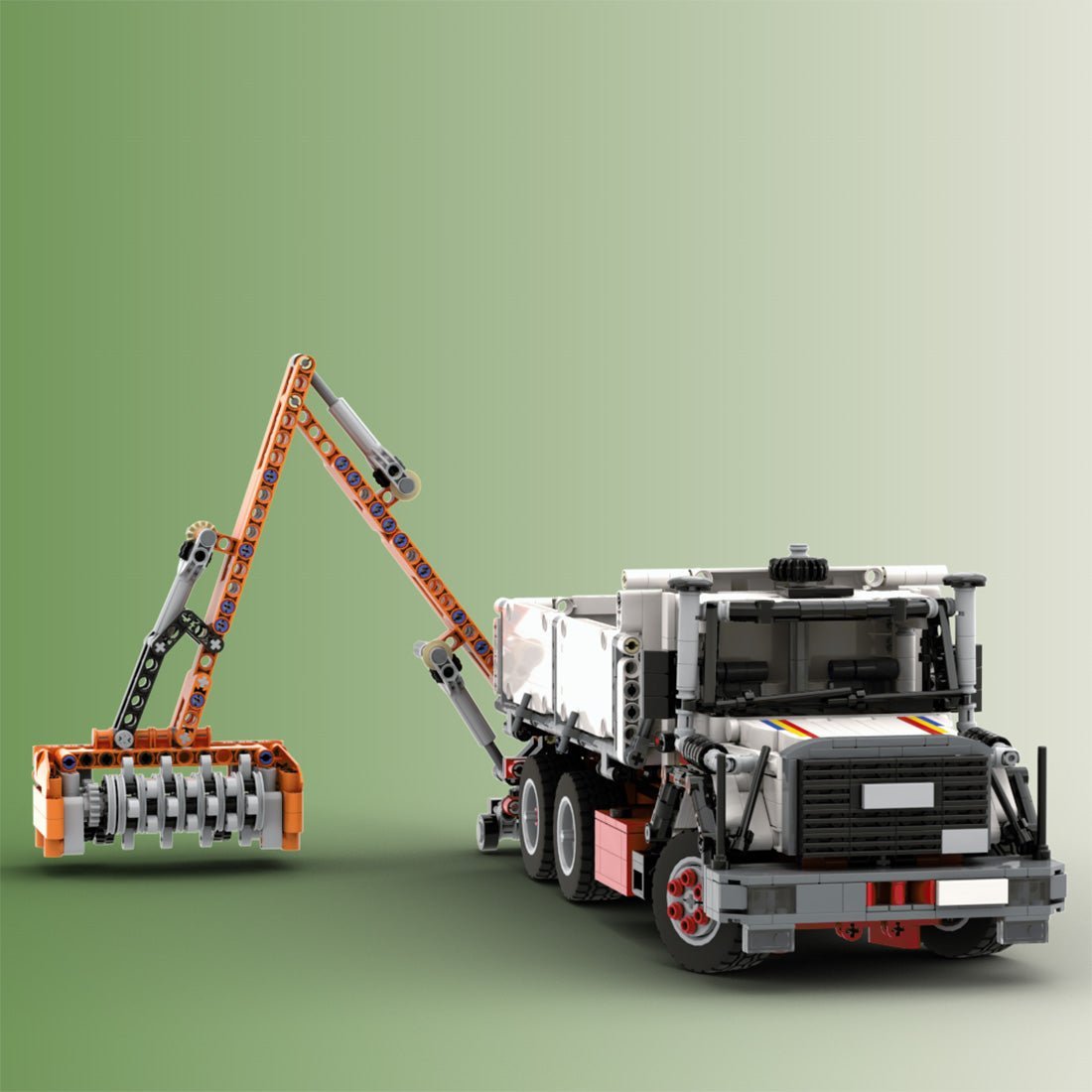 MOC-156132 Iveco Magirus 330-30 Trilateral Tipper & Boom Mower