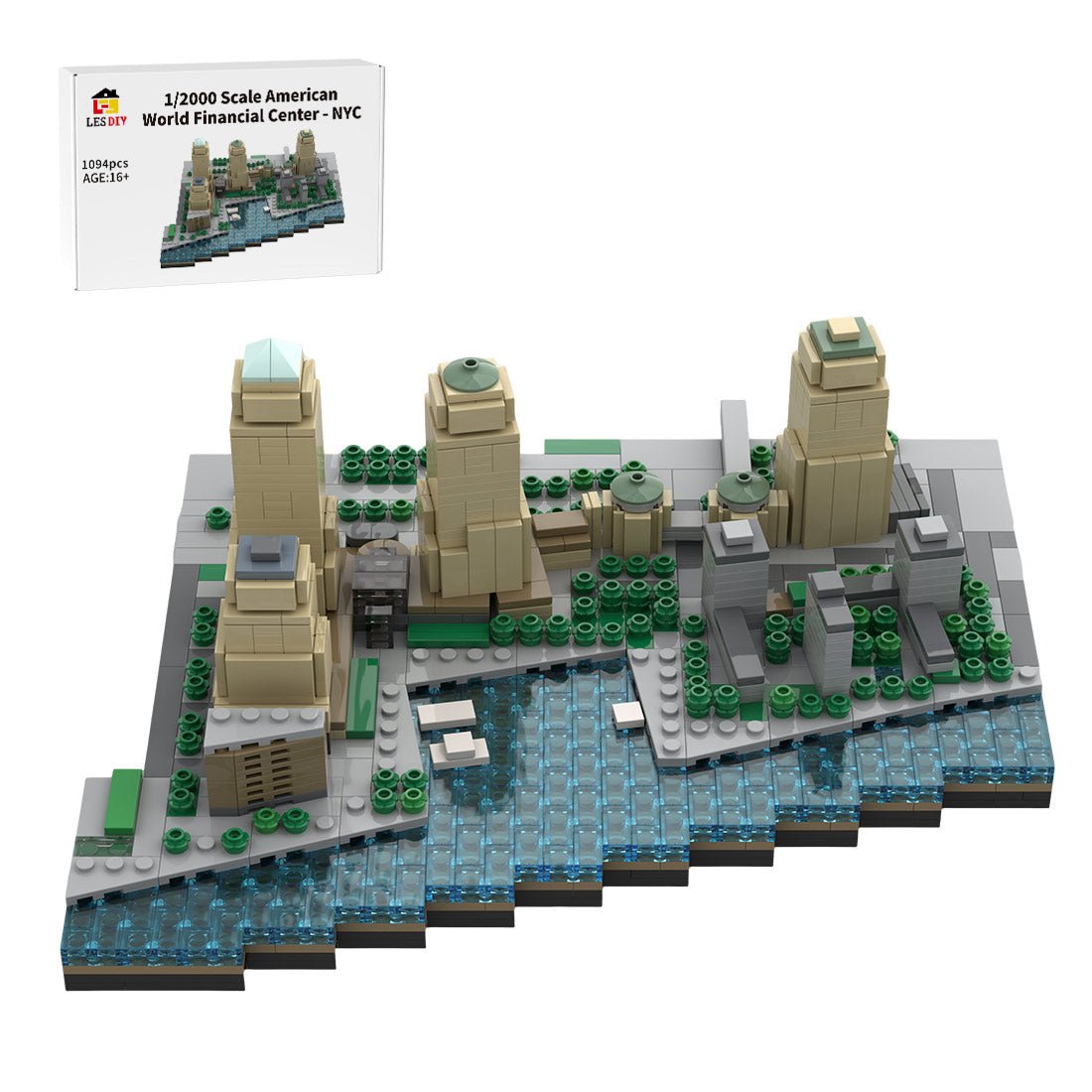 MOC - 156806 World Financial Center - NYC - LesDiy - Building Blocks