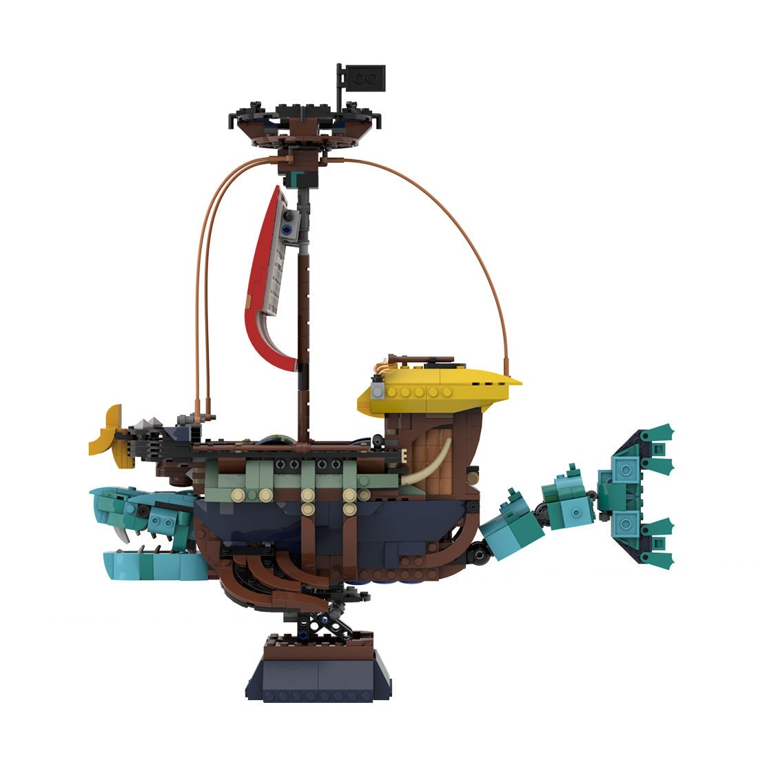 MOC - 157192 Viking Shark Ship - LesDiy - 