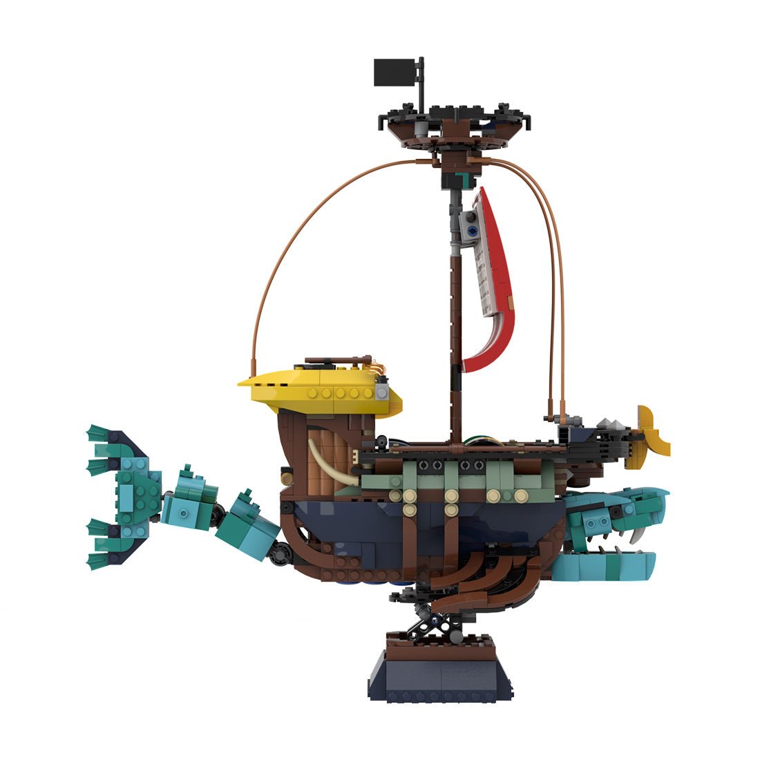 MOC - 157192 Viking Shark Ship - LesDiy - 