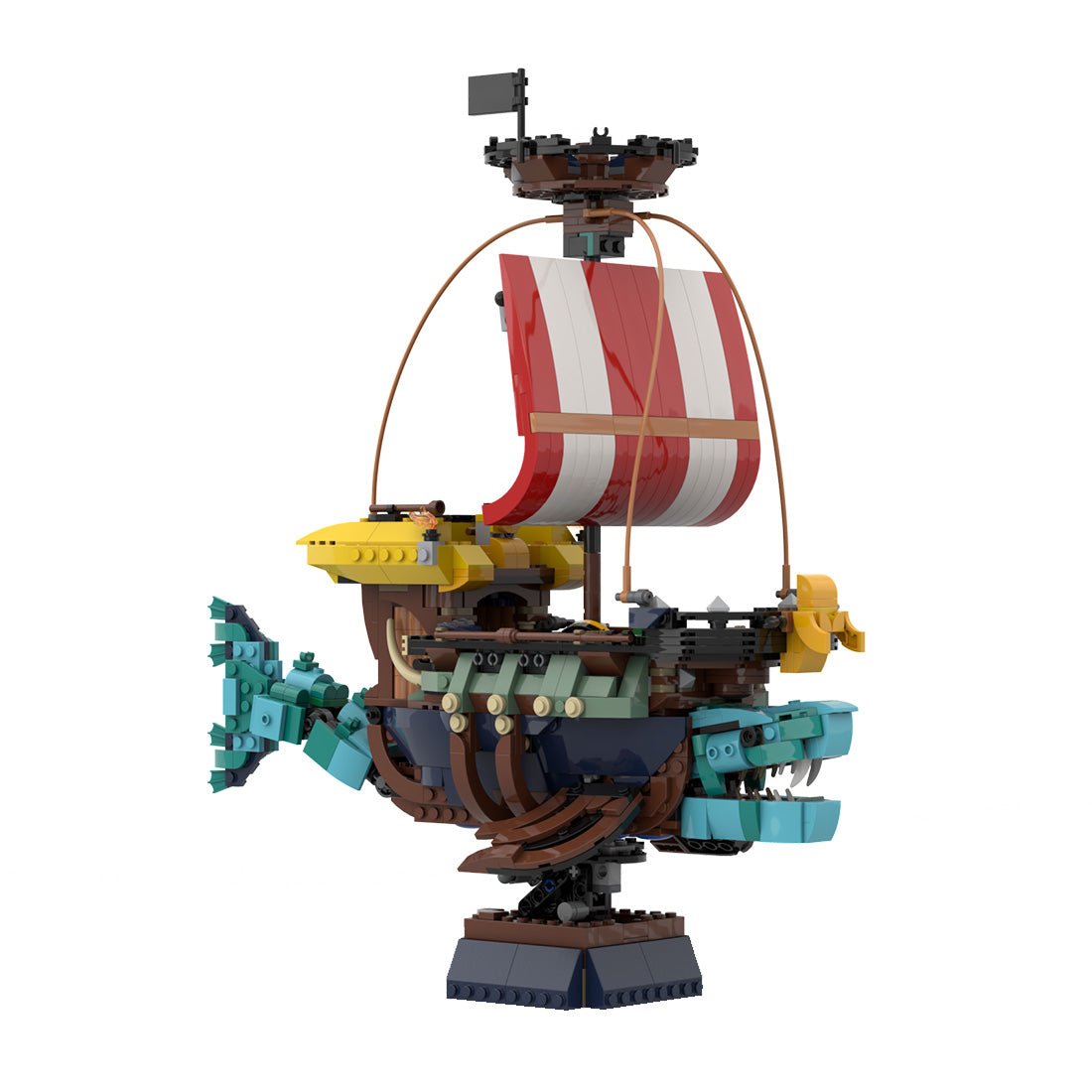 MOC - 157192 Viking Shark Ship - LesDiy - 