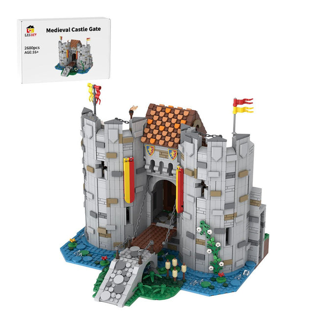 MOC - 157507 The gate of Bricktenstein castle - LesDiy - 