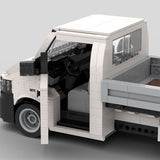MOC-158193 VW T5 Transporter Flatbed Building Blocks-LesDiy-MOC-