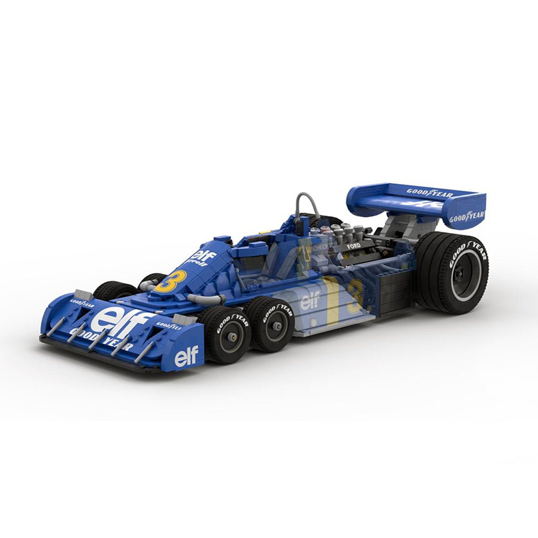 MOC-158318 Tyrrell P34 1976 - scale 1:8 | LesDiy