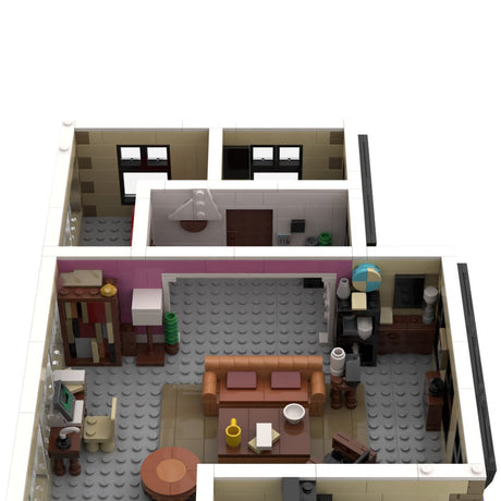 MOC - 158994 Ross Apartment - Sitcom Suite - LesDiy