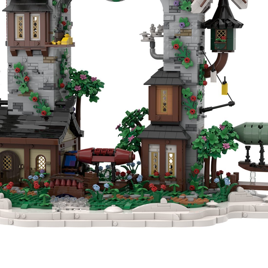 MOC - 159254 Medieval Cloud City - LesDiy - 