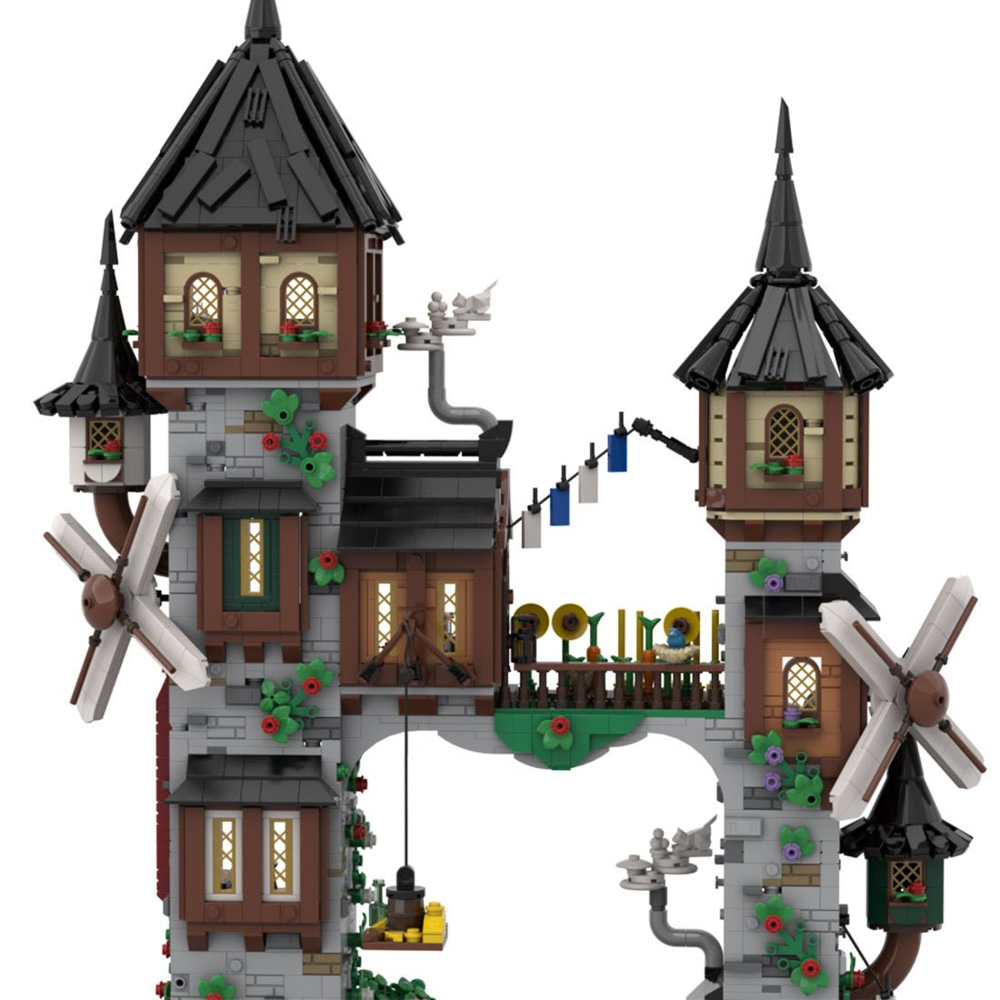 MOC - 159254 Medieval Cloud City - LesDiy