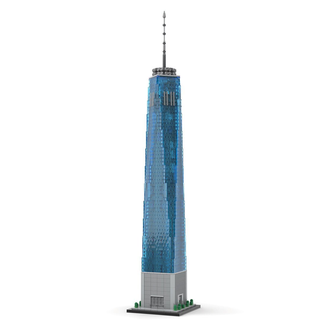 MOC-159549 One World Trade Center 1:800 Scale Building Blocks | LesDiy