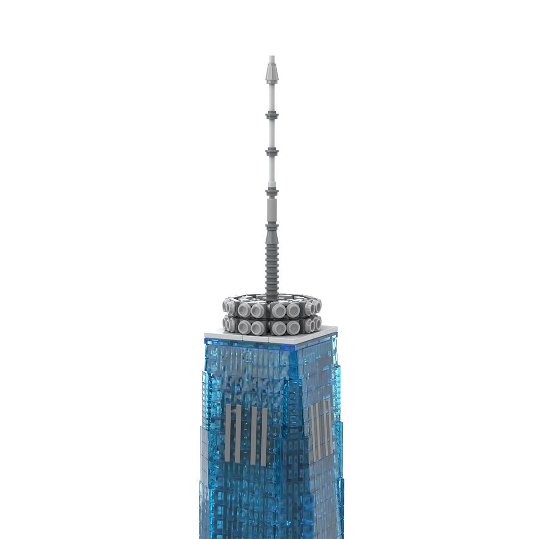 MOC-159549 One World Trade Center 1:800 Scale Building Blocks | LesDiy