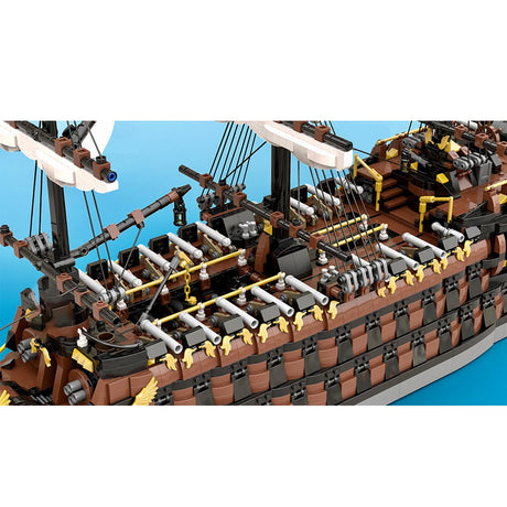 MOC - 160411 Pirate Ship - The Phantom Dancer - LesDiy - 