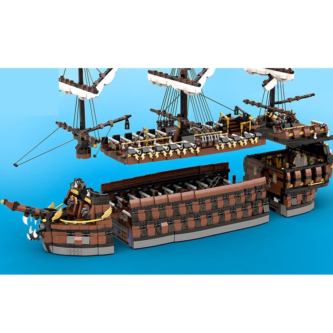 MOC-160411 Pirate Ship - The Phantom Dancer | LesDiy