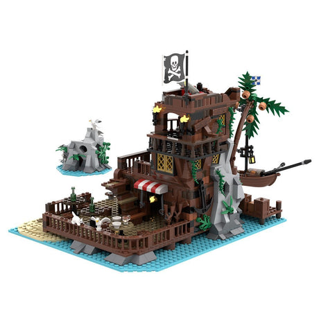 MOC - 160691 Sin - Island Medieval Pirate Island - LesDiy - 