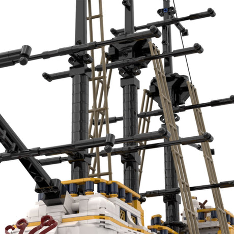 MOC - 160740 Royal Pirate Battleship - LesDiy - 