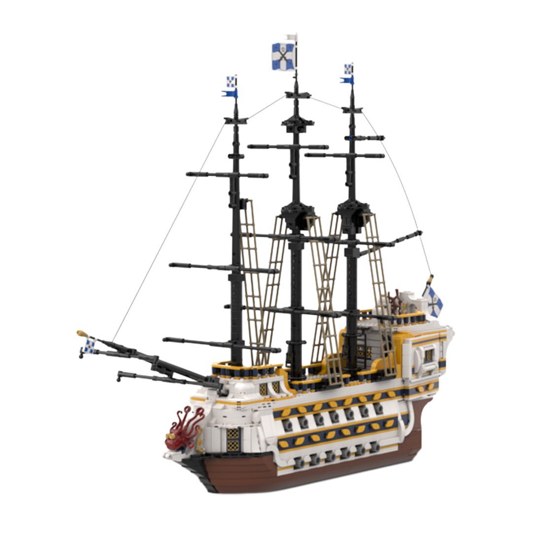 MOC-160740 Royal Pirate Battleship | LesDiy