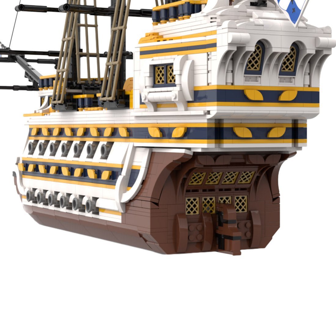 MOC - 160740 Royal Pirate Battleship - LesDiy - 