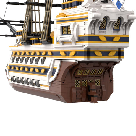 MOC - 160740 Royal Pirate Battleship - LesDiy - 