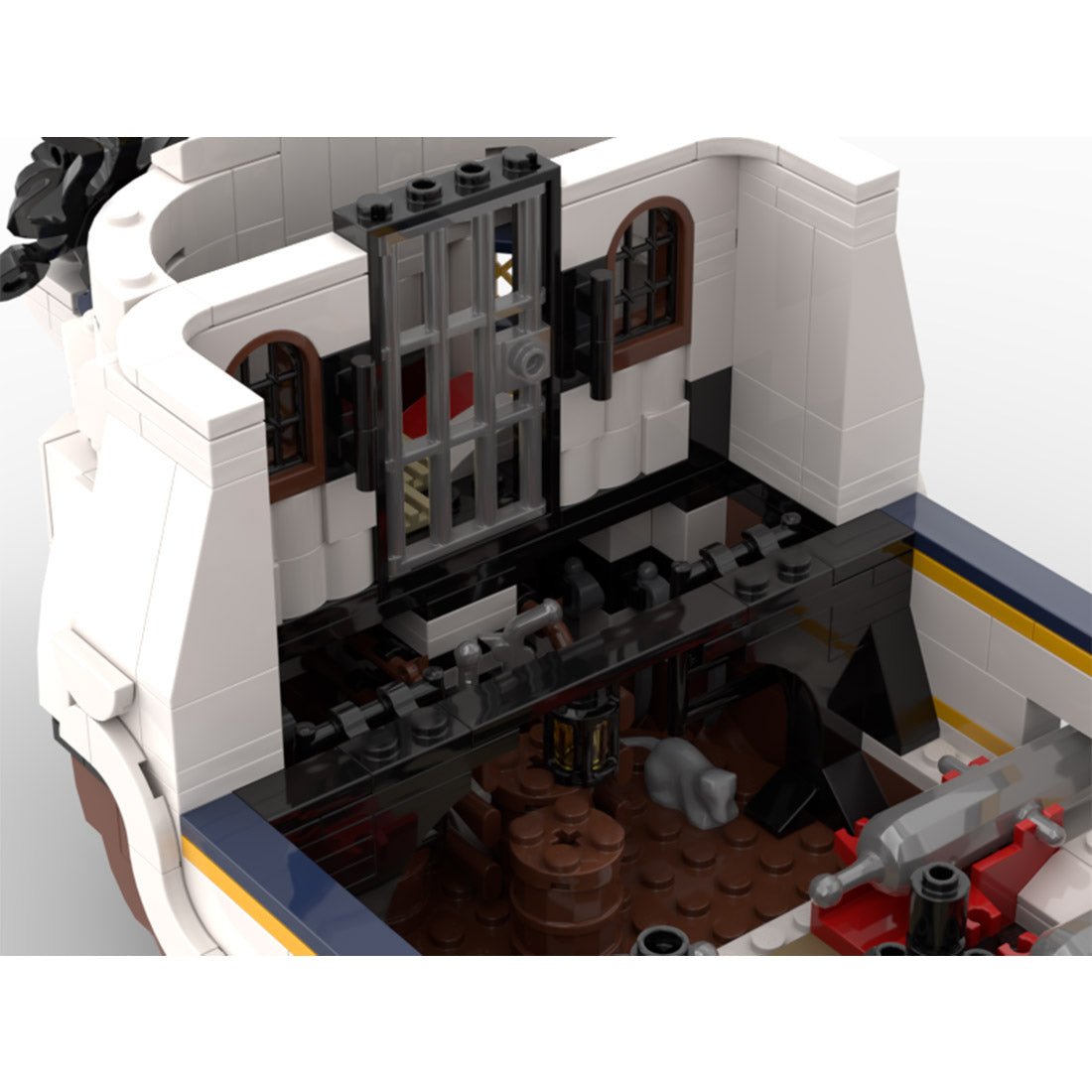 MOC - 160740 Royal Pirate Battleship - LesDiy - 