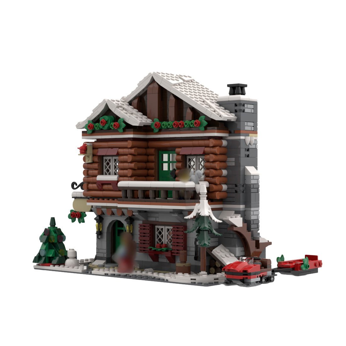 MOC - 160873 Snow Hut Scene Building Blocks Set - LesDiy - 